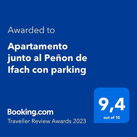 Apartamento Junto Al Penon De Ifach Con Parking Кальпе Экстерьер фото
