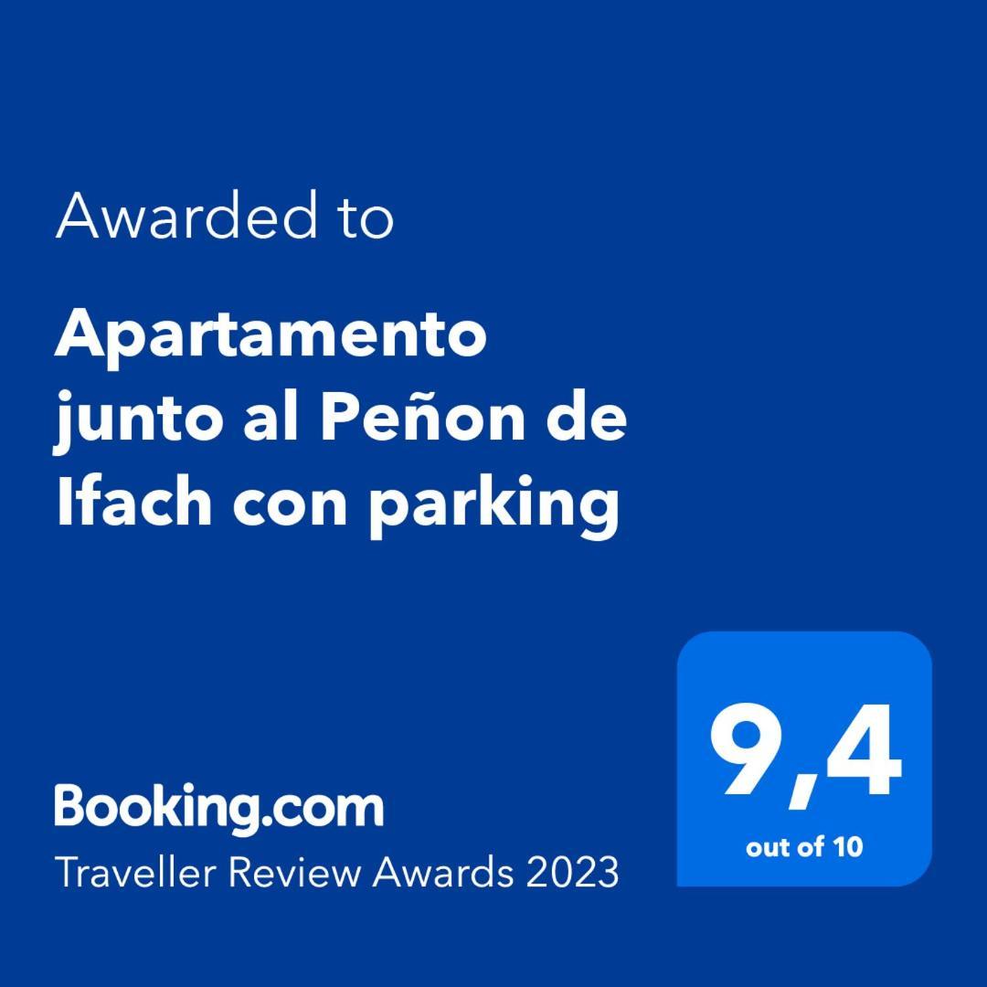 Apartamento Junto Al Penon De Ifach Con Parking Кальпе Экстерьер фото